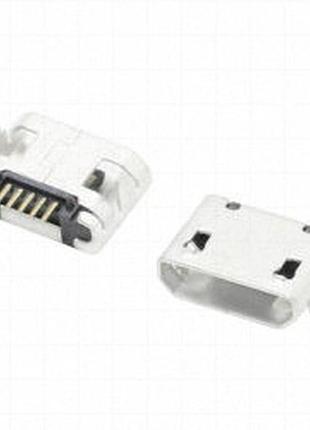 Гніздо micro usb b 5pin 7.2мм без юбки micro-22