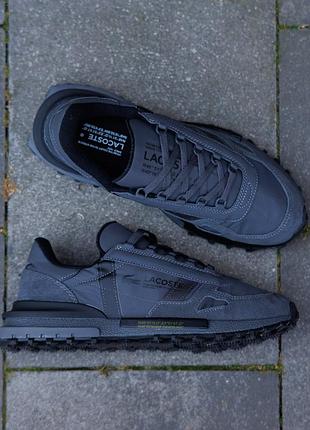 Р.41-45 lacoste elite active black dark grey lc041 5