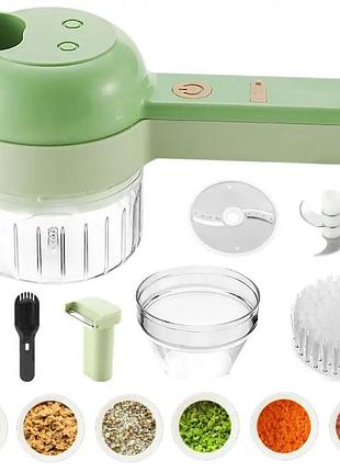 Ручний електричний різак для овочів 4 в 1 food chopper catling (50)