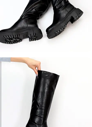 Сапоги zara трубы 3