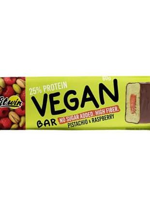 Fitwin vegan bar 60 грам фісташка і малина