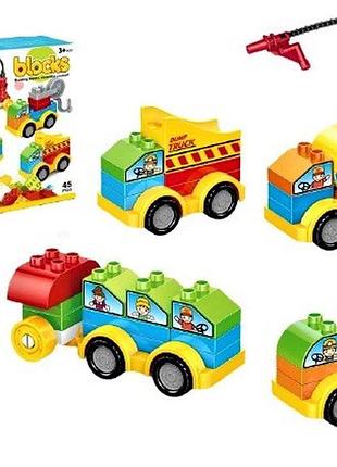 Конструктор blocks "пожарная техника" 222-b54 45 деталей
