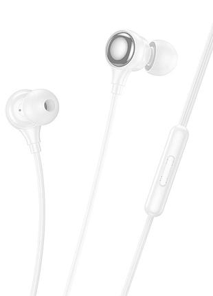 Навушники дротові hoco (lightning) white ( )