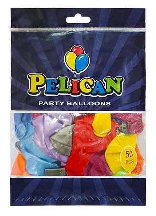Шарики pelican ' ( см), перламутр ассорти, 50шт/уп