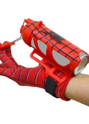 Игровой набор spider-rman f66-8 перчатка, 2 баллончика с "жидкой паутиной"