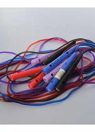 Гумова спортивна скакалка для для занять кросфітом, фітнесом gjr-3297, 2.80 см