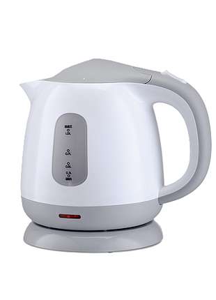 Электрический чайник maestro mr-012-grey 1 л стильный пластиковый электрочайник для быстрого кипячения воды 1100 вт серый