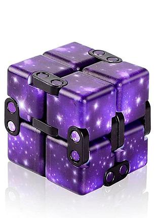 Кубик антистресс infinity cube космос (фиолетовый) 2