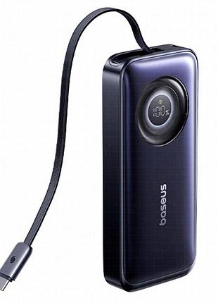 Портативное зу power bank baseus enercore cr11 pd67w with cable 20000 mah (ppnms) cosmic black