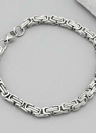 Браслет из стали саламандра 40732 5мм р.22 тм xuping