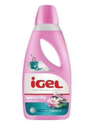 Средство для мытья пола и стен 1л watelily floor cleaner тм igel