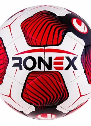 М'яч футбольний ronex red premium rrp-650 №5