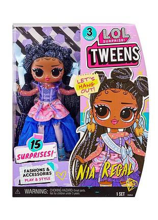 584087 игровой набор с куклой l.o.l. surprise! серии tweens ния ригал с аксессуарами