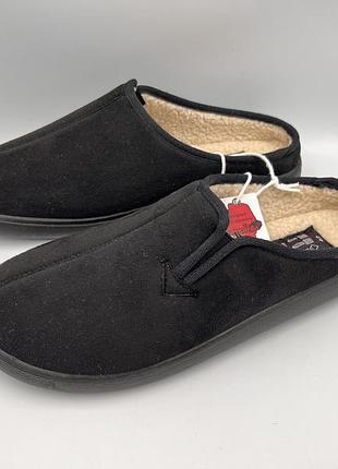 Тапки camprella herren hausschuhe 42 eu 27 см чорний 212084259 00-00001543