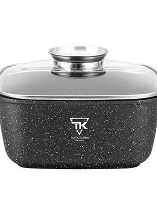 Кастрюля top kitchen (черная в белую точку см) tk (6 шт/яркий)