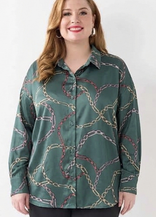 Блузка с цепочками батал primark р.20