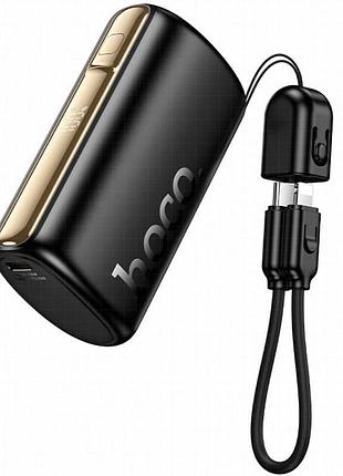 Портативное зу power bank hoco q50 victory pd20w with cable 10000 mah black