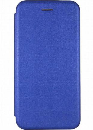 Кожаный чехол-книжка classy для xiaomi redmi 15c (eu) синий