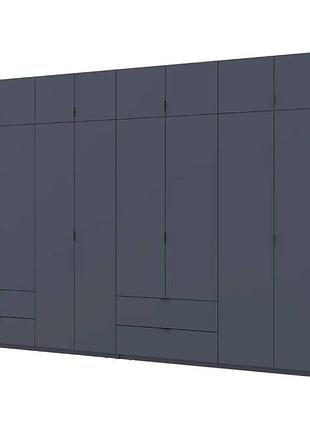 Шкаф для одежды doros лукас графит дсп 340х50х240 drs- )