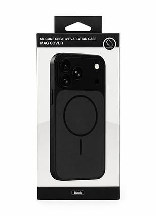 Чохол для смартфона silicone creative variation case mag cover apple iphone pro max,black ( )