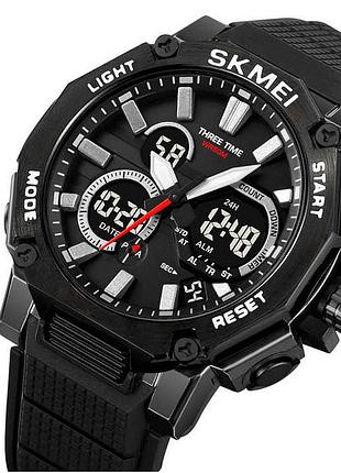 Годинники наручні skmei, black 2