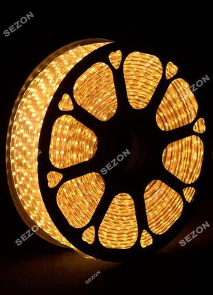 Led лента, 80м, теплый белый
