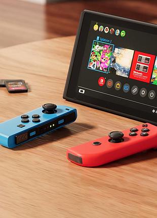 Геймпад бездротовий hoco dragon wireless game controller switch gen joy-con red blue ( ) 9