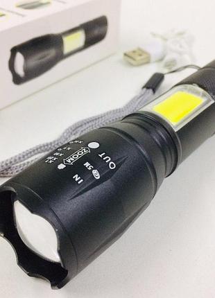 Фонарик police / cob,usb (240 шт/ящ)