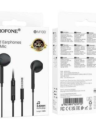 Навушники дротові borofone (. ) black ( ) 2