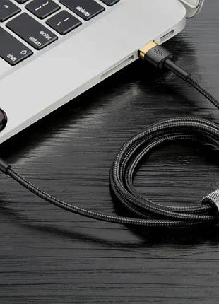 Кабель baseus cafule cable usb for lightning. gold+black ( ) 8