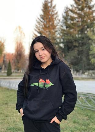 Жіноча тепла толстовка/ худі з вашою фотографією.