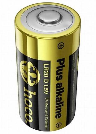 Батарейки hoco ja5 d (lr20) alkaline 2 pcs black