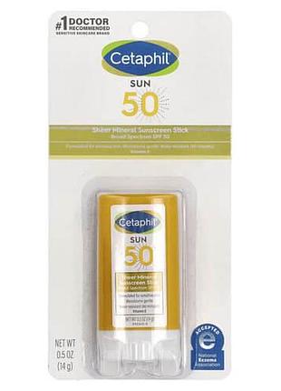 Cetaphil sheer mineral sunscreen stick spf 50 14 g 3