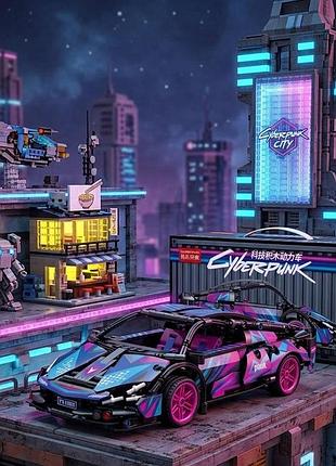 Лего машины lamborghini sian cyberpunk