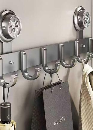 Вешалки на дверь металлические лофт черные storage rack 101-20 (50)
