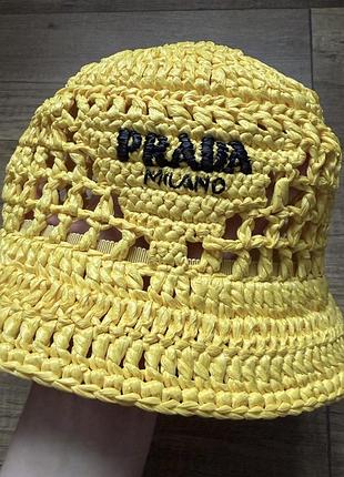 Панама prada ruffia оригінал 6