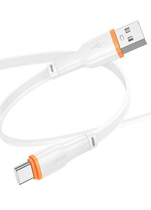 Кабель borofone esplendido charging data cable type-c white ( ) 3