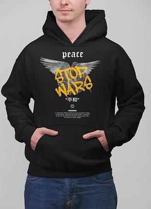 Чорне худі stop wors