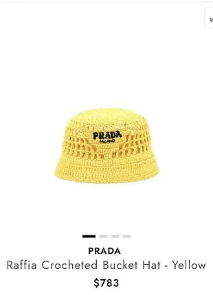 Панама prada ruffia оригінал 5