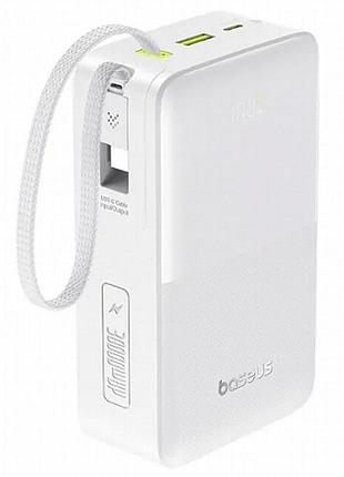 Портативное зу power bank baseus enerfill fc51 bipow2 pro 22.5w 30000mah (e0028100) white