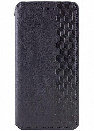 Кожаный чехол-книжка getman cubic (pu) для xiaomi redmi note 15 4g/5g (eu) черный