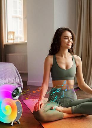 Light sound machine, rgb нічник, годинник, bluetooth колонка 9