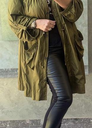 Плащ жіночий h&m кольору хакі, розмір 48-50