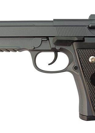 Металевий пістолет vigor v22-silver grey