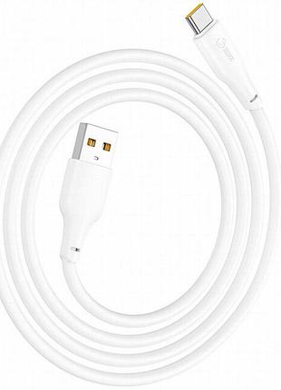 Дата кабель hoco x93 force usb to type-c 100w (1m) white 2