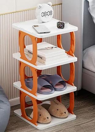 Полка для обуви вещей книг 4 полок shoe rack ly-580 (24)