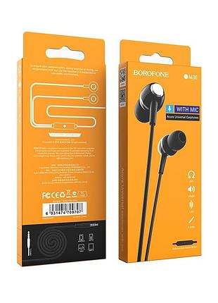 Навушники дротові borofone (. ) black ( ) 5