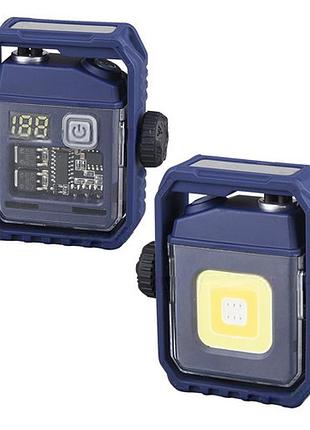 Фонарь multifunctional, li-ion аккум., индикация заряда, зажигалка, зу type-c, box