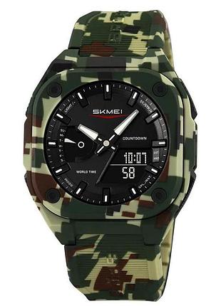 Часы наручные skmei, camo green
