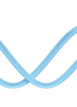 Кабель baseus bright mirror series retractable fast charging data cable usb to m+l+c.. sky blue ( ) 5